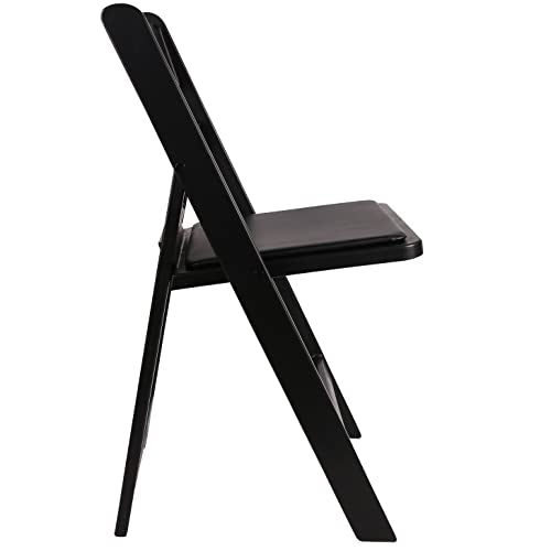 BTEXPERT Set of 4, Resin Folding Chair Vinyl Padded Seat Indoor Outdoor Lightweight Set for Home Event Party Picnic Kitchen Dining Church School Weddings