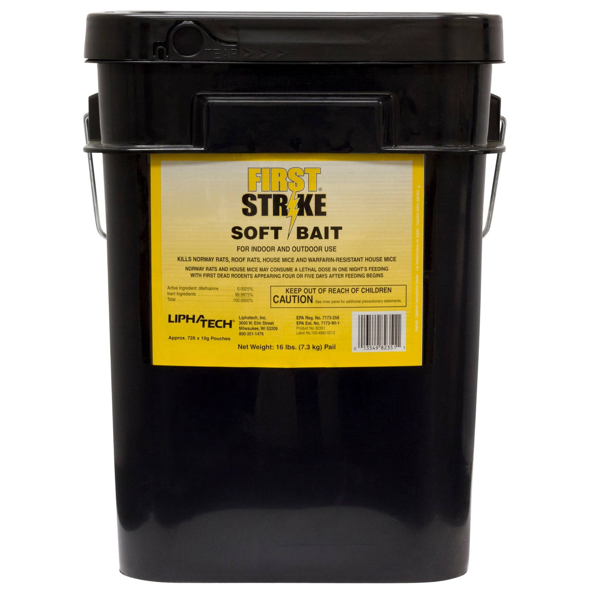 First Strike Soft Bait Rodenticide - 16 lb. Pail