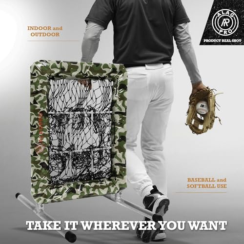 ALAGPRO? The Original 9 Hole Pitching Net with Strike Zone Pocket | Pitching Target for Baseball & Softball Pitchers