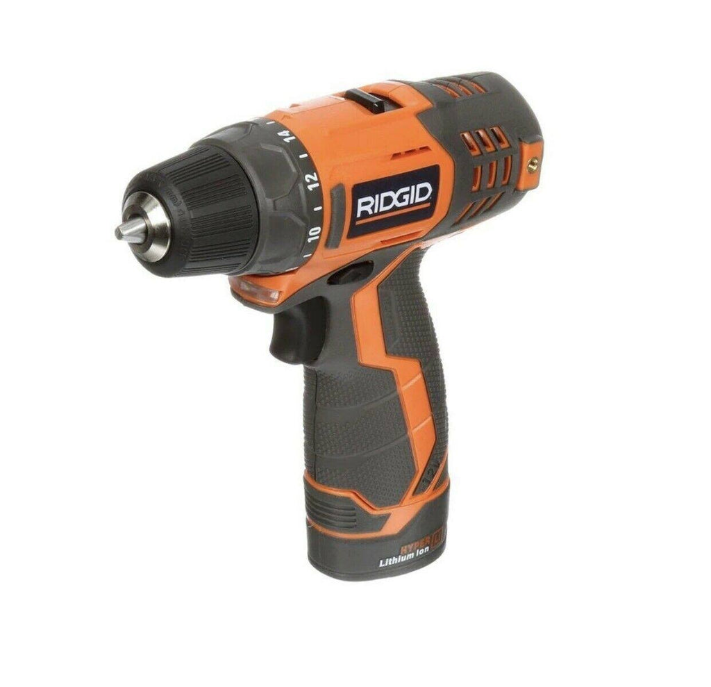 Ridgid R82005K 12-Volt Lithium-Ion 3/8x22 Cordless 2-Speed Drill Kit