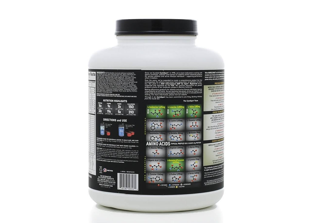 Muscle Milk Genuine Protein Powder, Vanilla Creme - 4.94 lb
