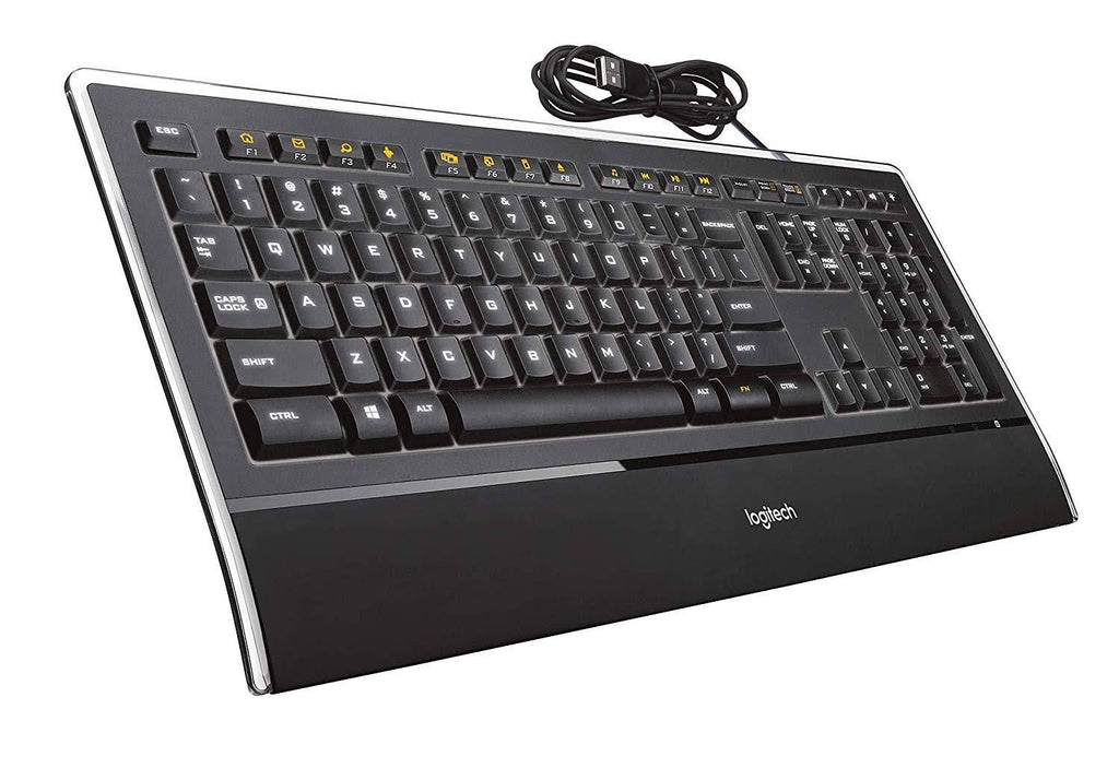 Logitech Illuminated Ultrathin Keyboard K740 with Laser-Etched