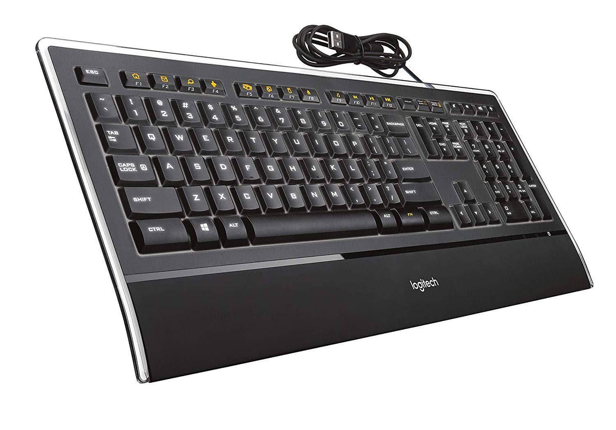 Logitech Illuminated Ultrathin Keyboard K740 with Laser-Etched