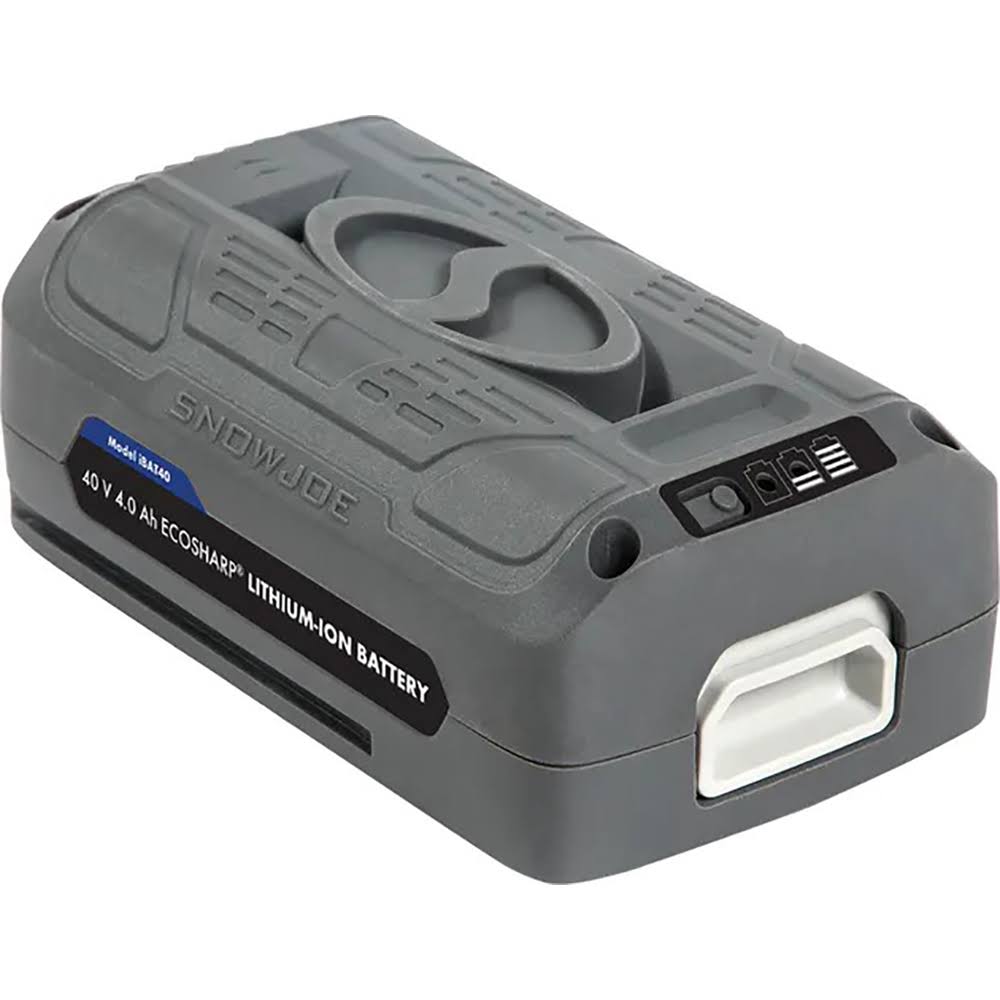 Snow Joe iBAT40 Ion EcoSharp 40 V 4.0 Ah Lithium-Ion Battery - Renewed