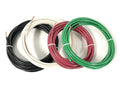 AC/DC Wire and Supply 20′ ea THHN Thwn 6 AWG Gauge - Black - White - Red - + 10 AWG Green Ground Hook Up Building Wire