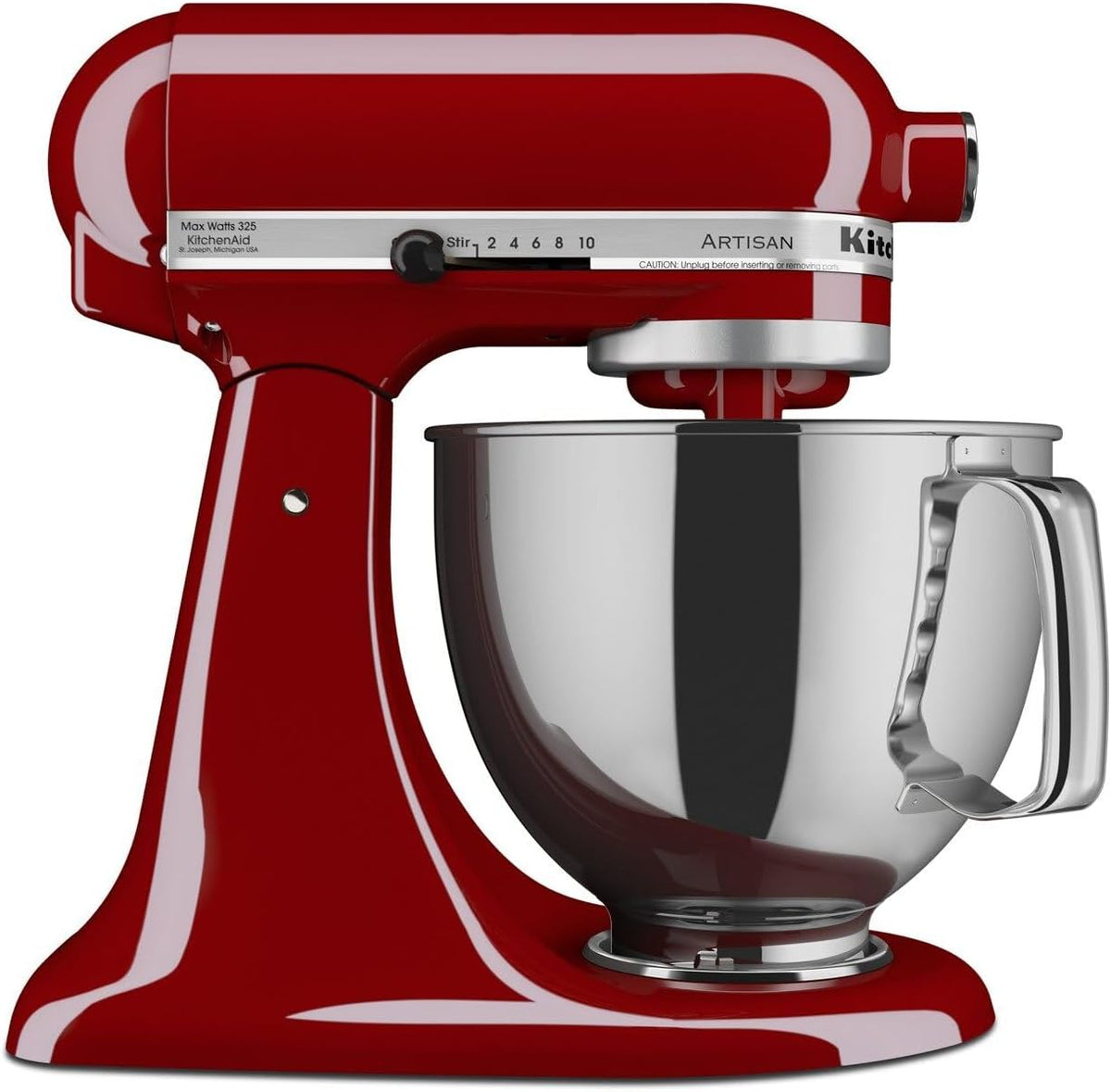 KitchenAid Artisan Series 5 Quart Tilt Head Stand Mixer with Pouring Shield KSM150PS, Cast Iron