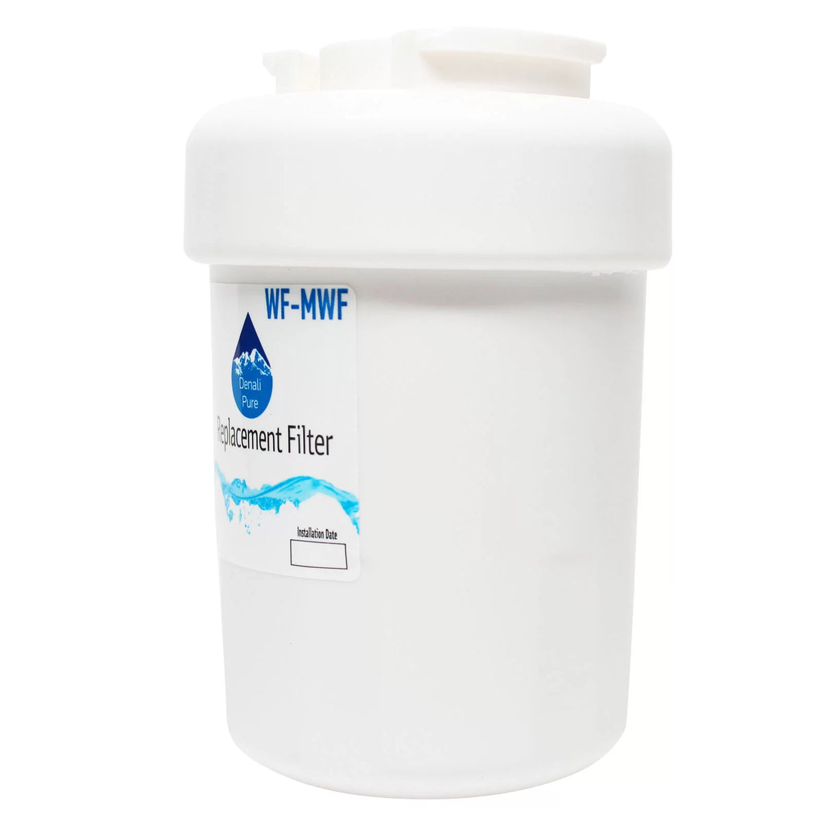 Replacement General Electric GSS22IFPDWW Refrigerator Water Filter - Compatible General Electric MWF, MWFP Fridge Water Filter Cartridge - Denali Pure Brand