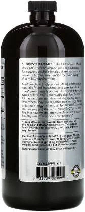 NOW Sports MCT Oil - 32 fl oz Pack of 2