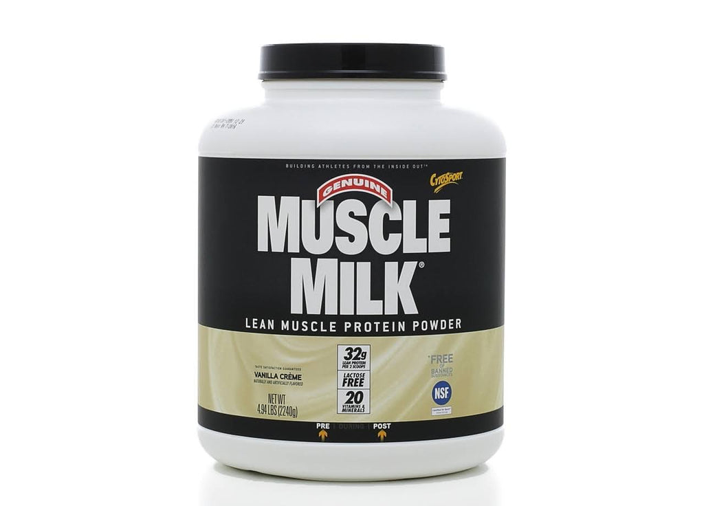 Muscle Milk Genuine Protein Powder, Vanilla Creme - 4.94 lb