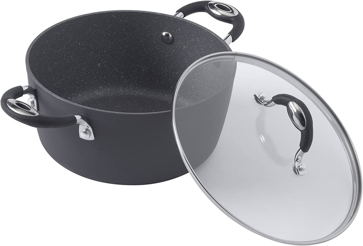 Bialetti Impact 10-Piece Black Nonstick Cookware Set