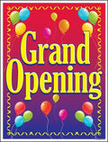Grand Opening Window Sale Sign Posters Retail Business Store Signs (P70-38 x 50)