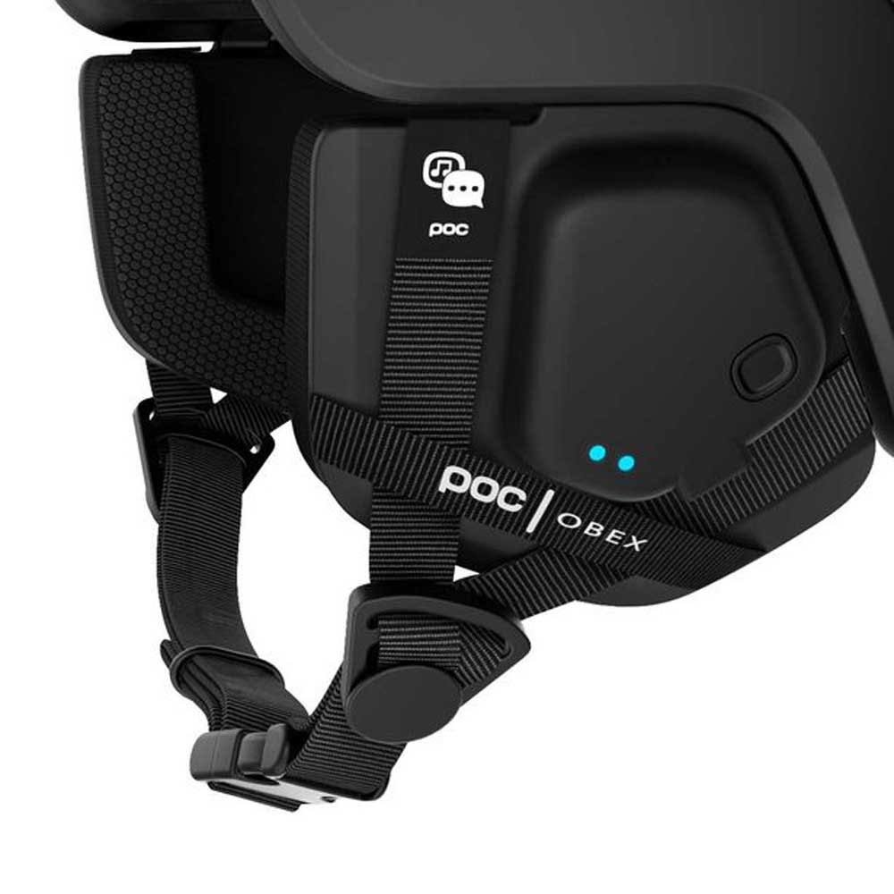 POC OBEX Spin Communication Helmet Uranium Black, M/L
