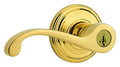 Kwikset 740CHL Commonwealth SmartKey Keyed Entry Lever - Lifetime Polished Brass 740CHL L03 SMT