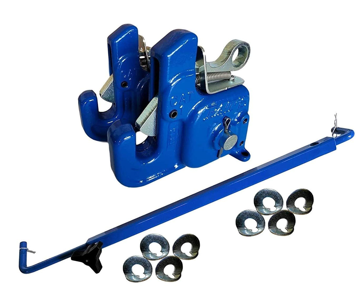 Pat's Easy Change with Stabilizer Bar - Best Quick Hitch System On The Market ?C Flexible, Durable and Affordable (CAT #1 Green)