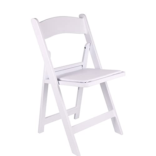 BTEXPERT Set of 4, Resin Folding Chair Vinyl Padded Seat Indoor Outdoor Lightweight Set for Home Event Party Picnic Kitchen Dining Church School Weddings