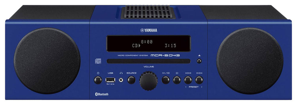 Yamaha MCR-B043BU Bluetooth Mini System Blue