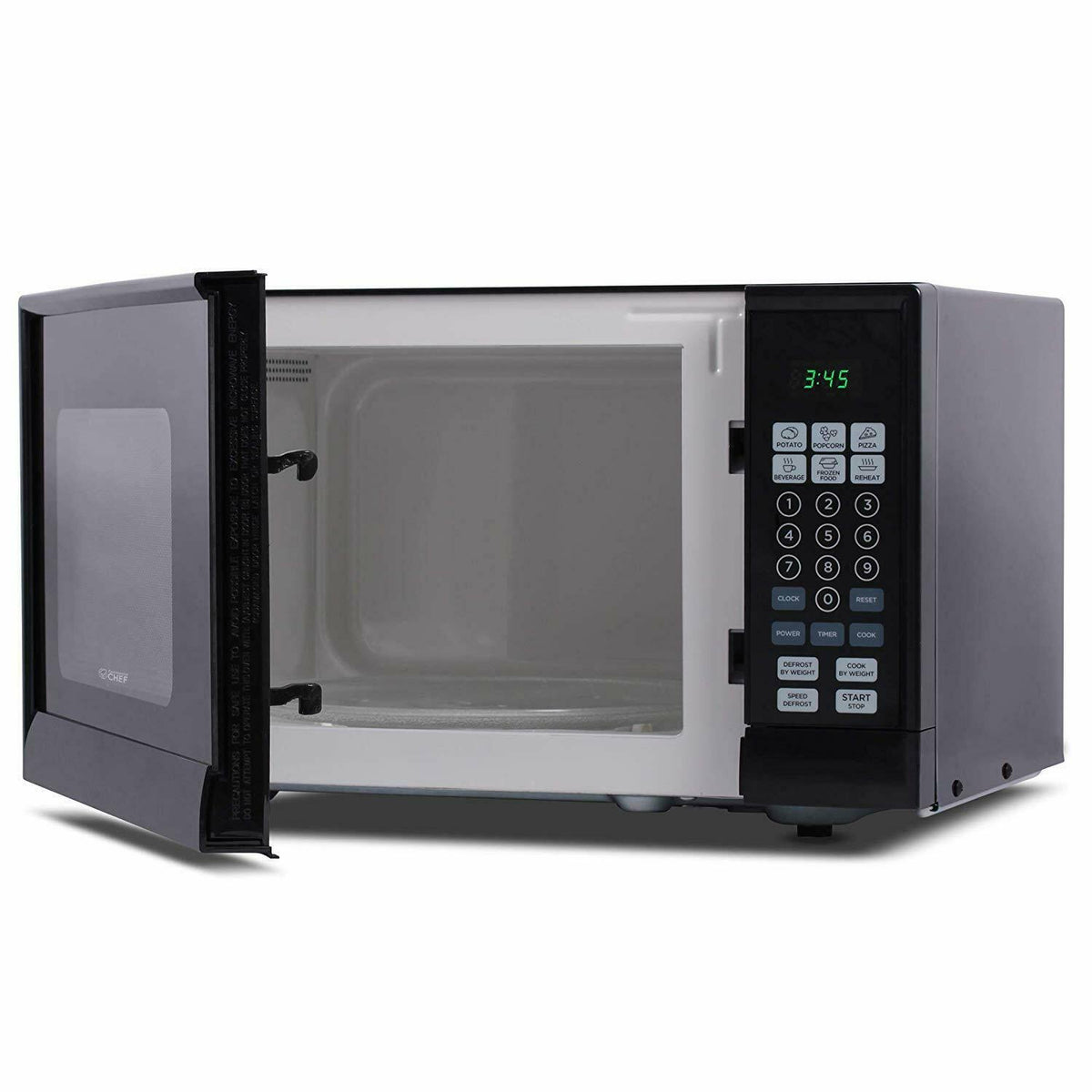 Commercial Chef CHM990B 0.9 cu.ft. Microwave Black