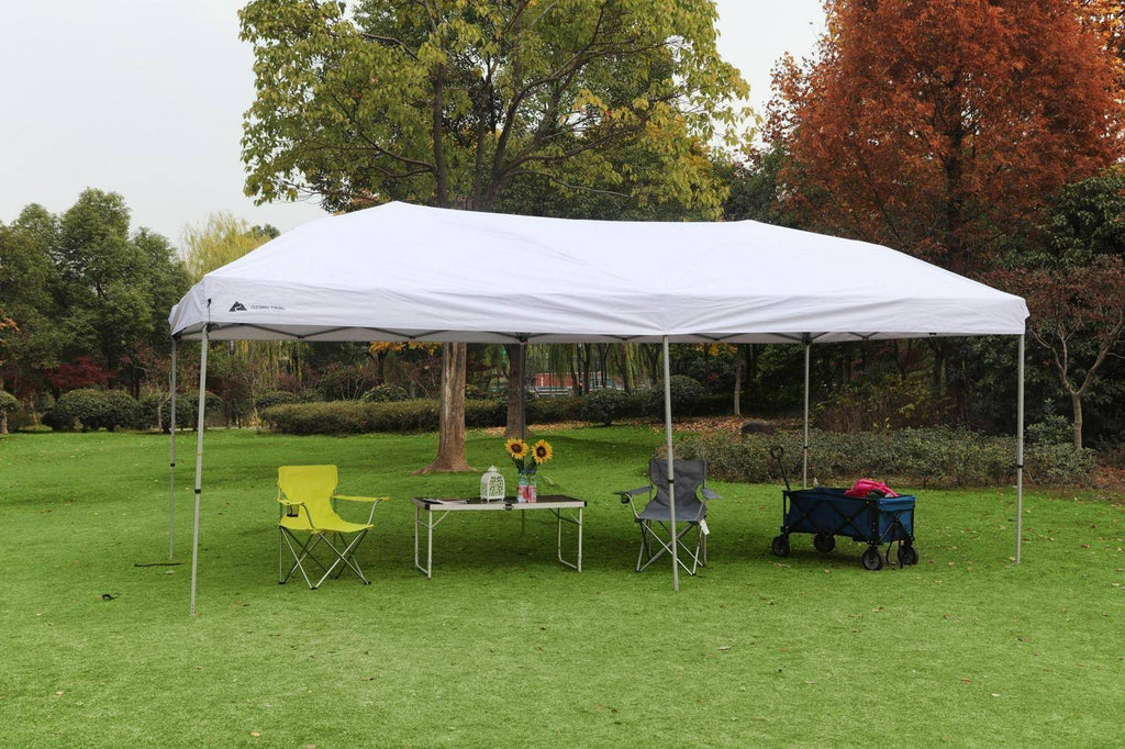 Ozark Trail 20x10 Straight Leg Instant Canopy (200 Sq. ft Coverage)