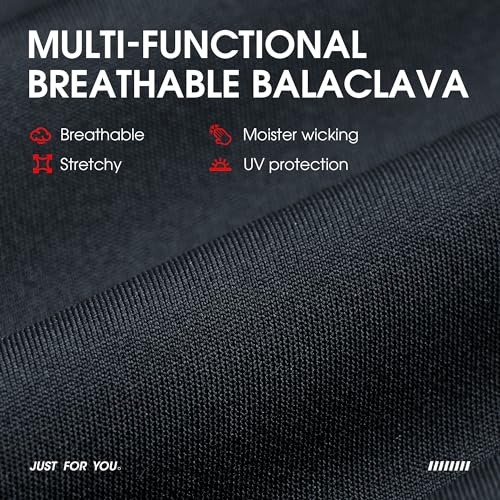 LONGLONG 1/2/3 Pack Balaclava Ski Mask Winter Full Face Mask Men Women, Shiesty Mask Sun Protector for Motorcycle Snowboard