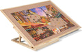 Becko US Puzzle Board & Bracket Set/Wooden Puzzle Board Kit/Jigsaw Puzzle Plateau - with Puzzle Board for Up to 1500 Pieces