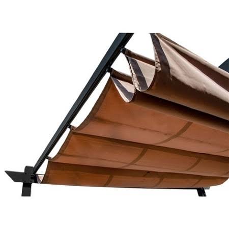 Aleko Fabric Replacement Pergola Canopy - 9 x 9 Feet - Sand
