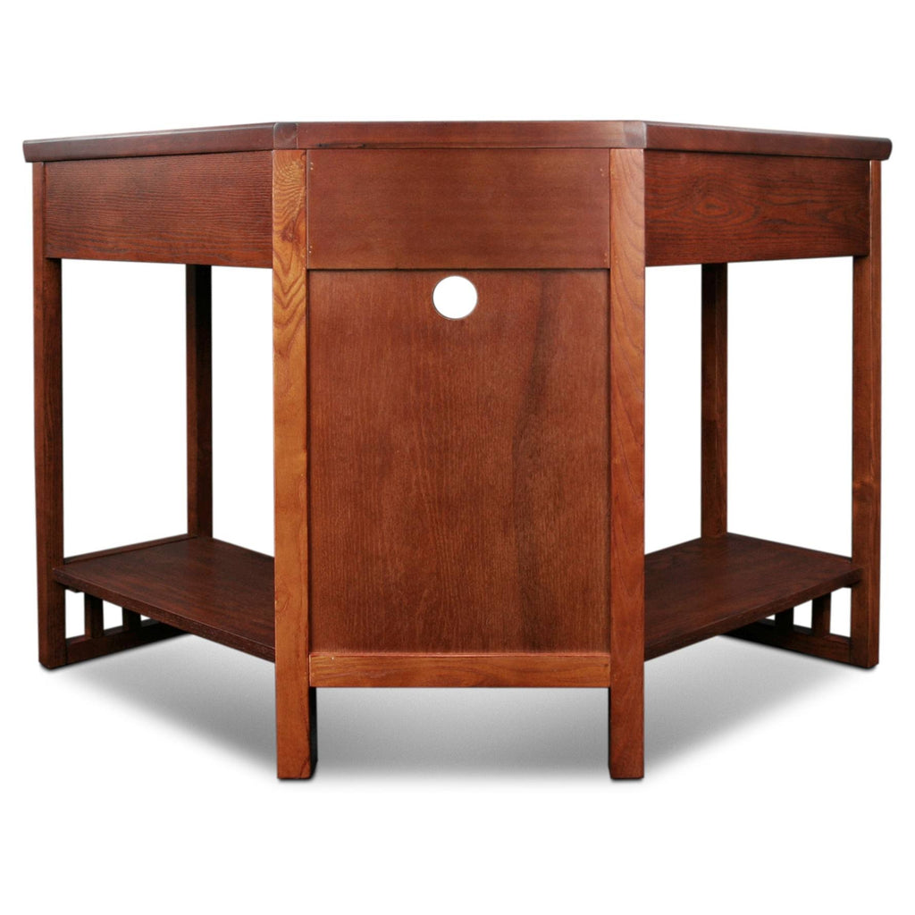 Leick Furniture Mission Corner Computer/Writing Desk, Oak