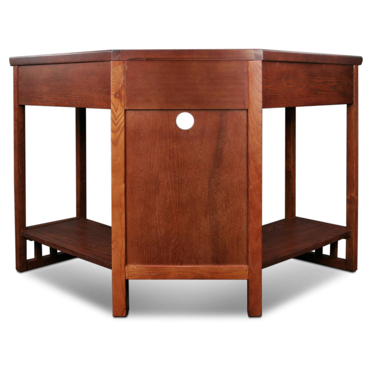 Leick Furniture Mission Corner Computer/Writing Desk, Oak