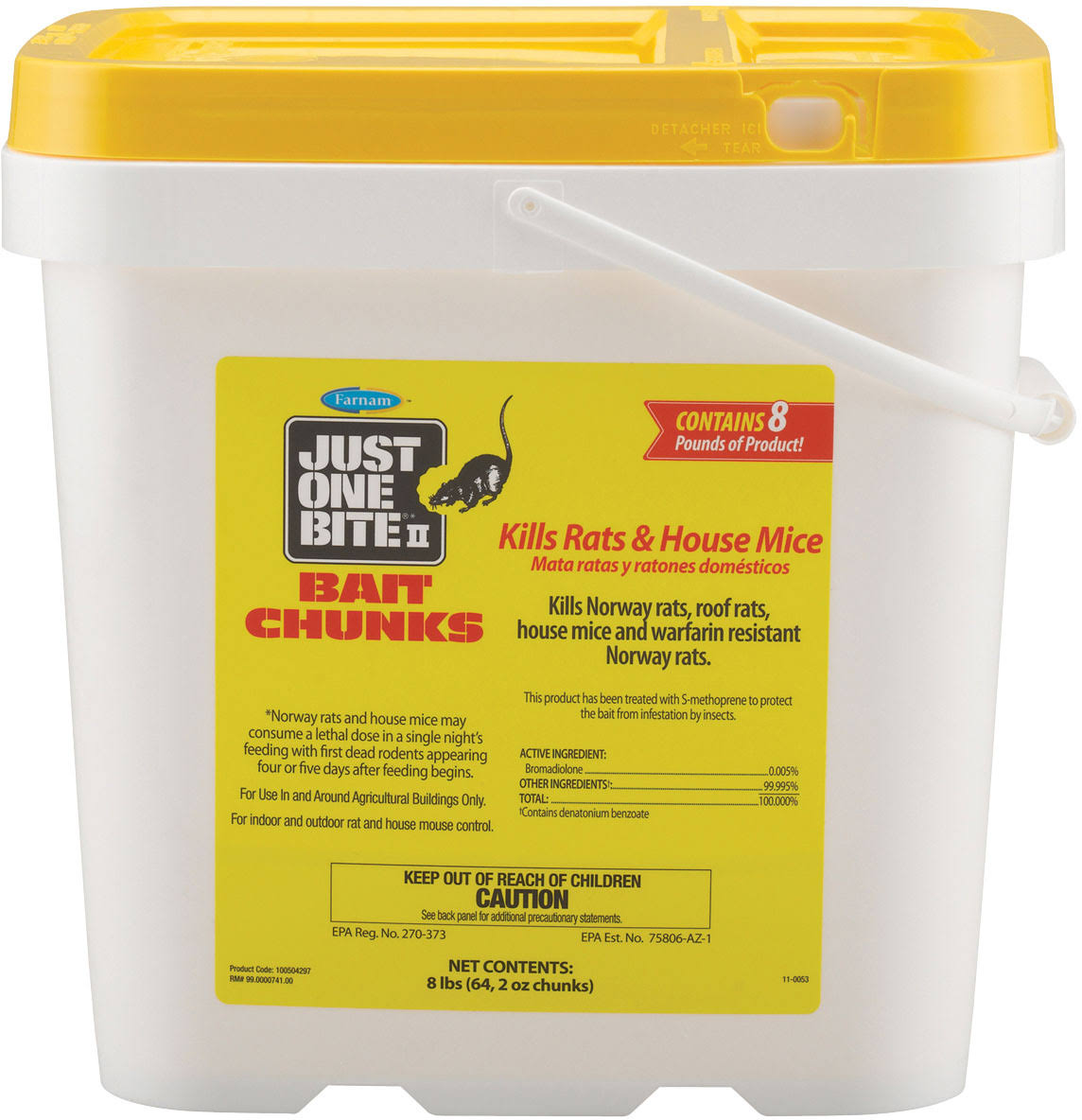 Farnam Just One Bite II Bait Chunk - 64 count, 2 oz each