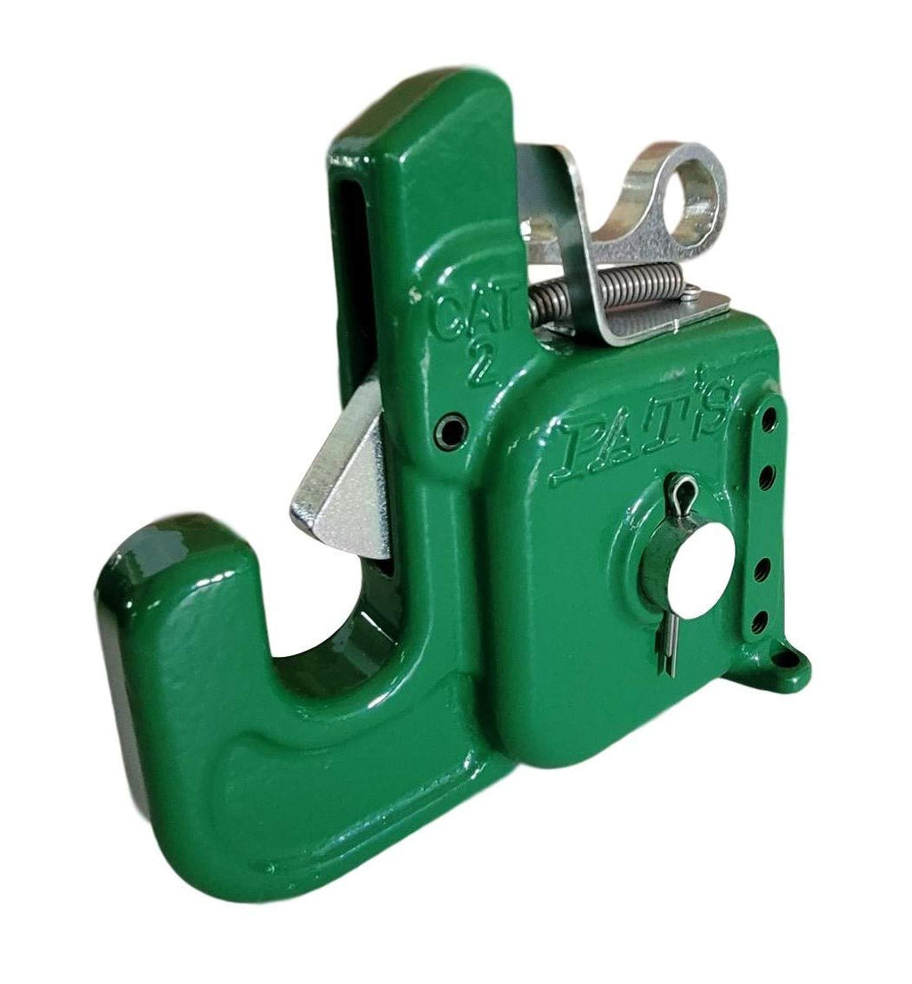 Pat's Easy Change with Stabilizer Bar - Best Quick Hitch System On The Market ?C Flexible, Durable and Affordable (CAT #1 Green)