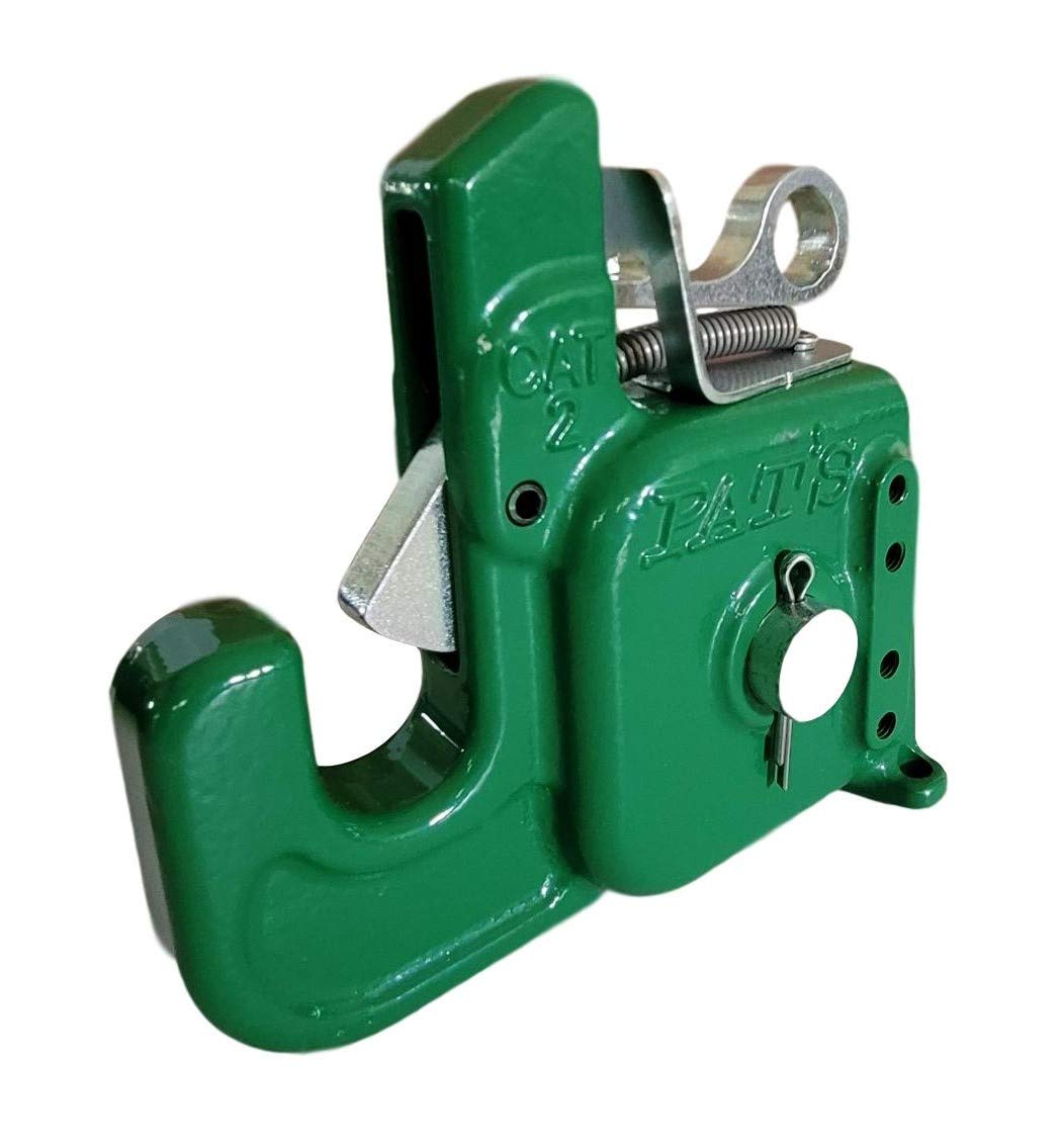 Pat's Easy Change with Stabilizer Bar - Best Quick Hitch System On The Market ?C Flexible, Durable and Affordable (CAT #1 Green)