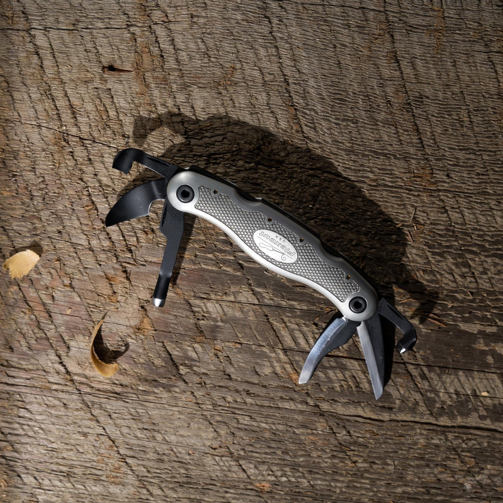 FLEXCUT Pocket Jack for Carvin' 2.0, Light Weight Wood Carving Jackknife Style Tool with 4 Blades, Made in the USA | JKN289
