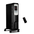 Pelonis Electric Radiator Heater 1500W Portable Oil Filled Radiator Space Heater with Digital Thermostat 24-Hour Programmable Ti