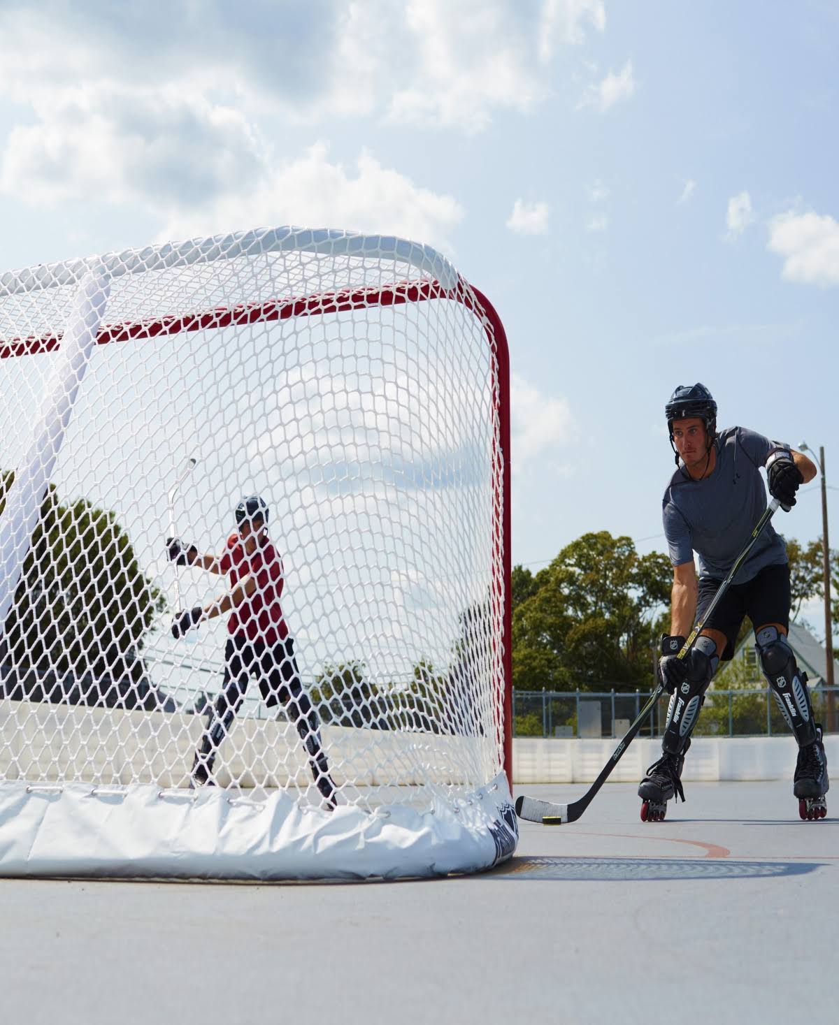 Franklin Sports NHL Cage Steel Goal - 72 inch