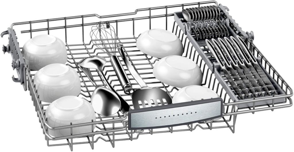 Bosch - 800 Series 24 Top Control Built-In Dishwasher with CrystalDry, Stainless Steel Tub, 3rd Rack, 40 dBa - Stainless steel