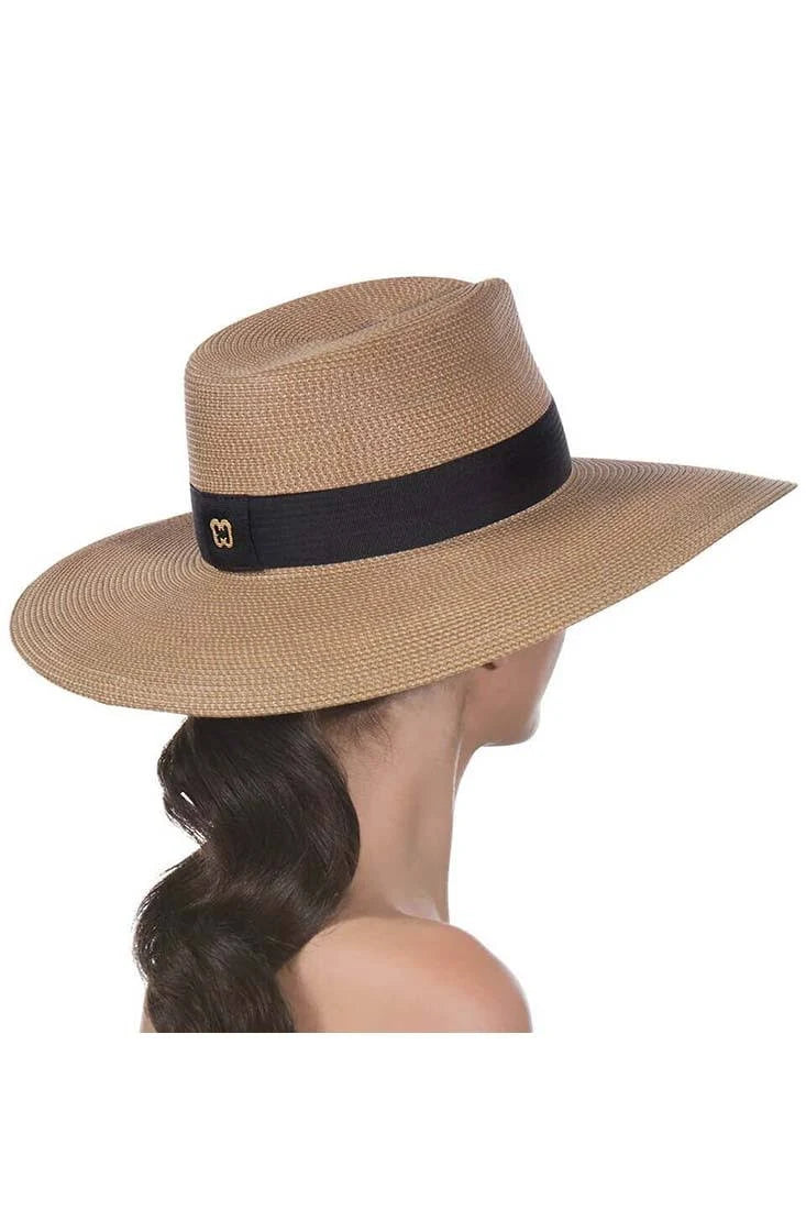 Eric Javits Daphne Hat - Natural/Black
