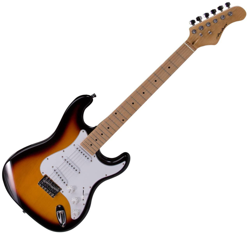 Pyle 97077080M Beginner Electric Guitar Package - Sun Burst