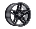 American Outlaw Wheels 124-2983GB Lonestar Full Painted Gloss Black Wheel 20x9 6x139.7 10mm