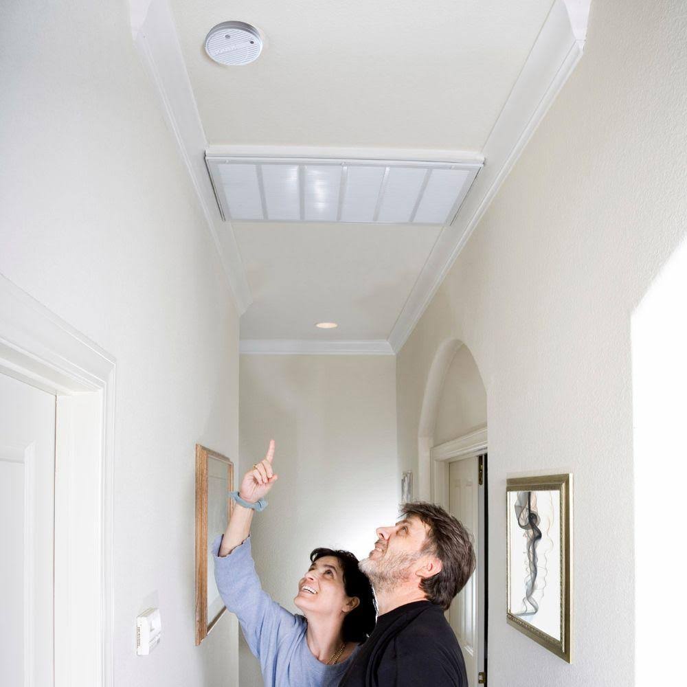 Firex Hardwire Smoke Detector 9V Battery Backup Front Load Battery Door (6-Pack)