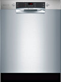 Bosch - 800 Series 24 Front Control Built-In Dishwasher with Stainless Steel Tub - Stainless steel