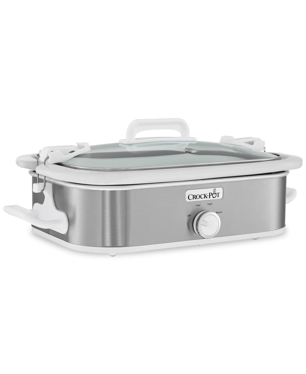 Crock-Pot 3.5 Quart Casserole Slow Cooker, Stainless Steel