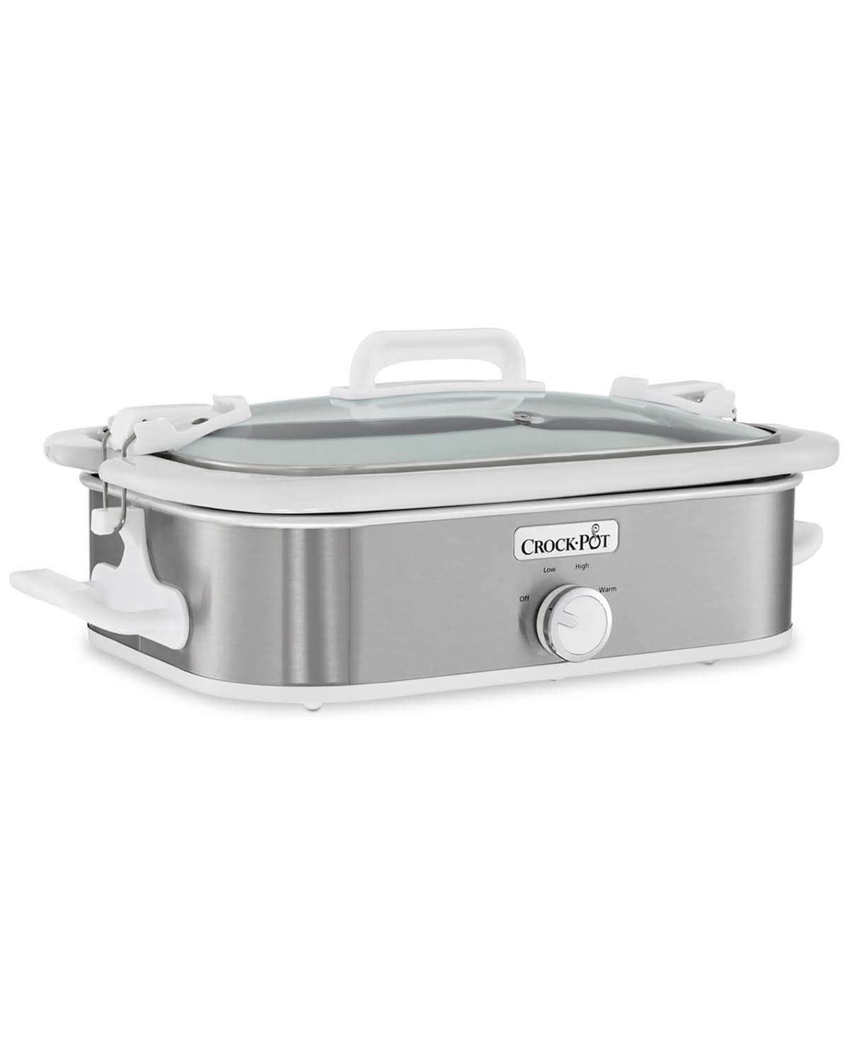 Crock-Pot 3.5 Quart Casserole Slow Cooker, Stainless Steel