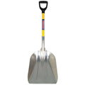 Westward 3yu77 Grain Scoop,26-1/4 in. Handle,Aluminum, Yellow