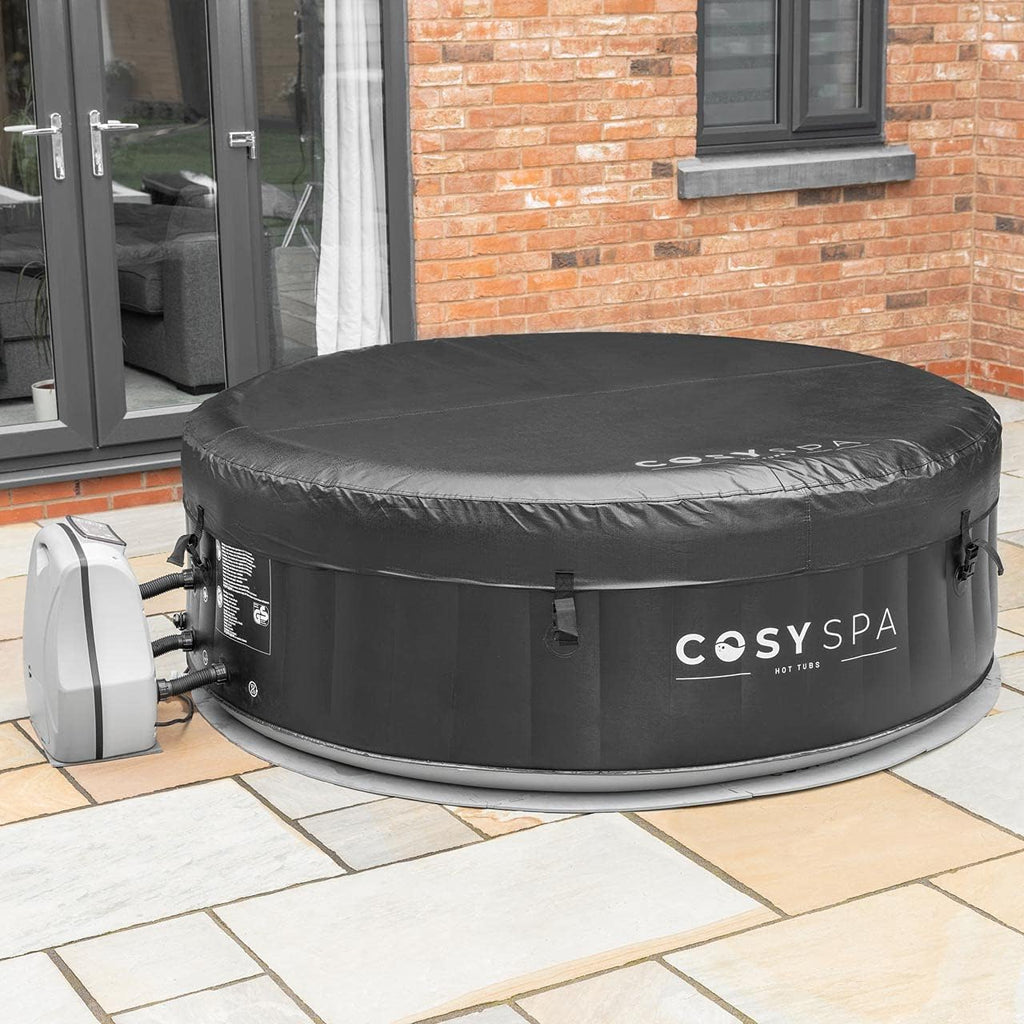 COSYSPA Inflatable Hot Tub Spa [2022 Model] - Outdoor Bubble Hot Tub | 2-6 Person Capacity ?C Quick Heating Hot Tub | Inflatable Hot Tub | Outdoor Inflatable Hot Tub Spa (Hot Tub Only - 6 Person)