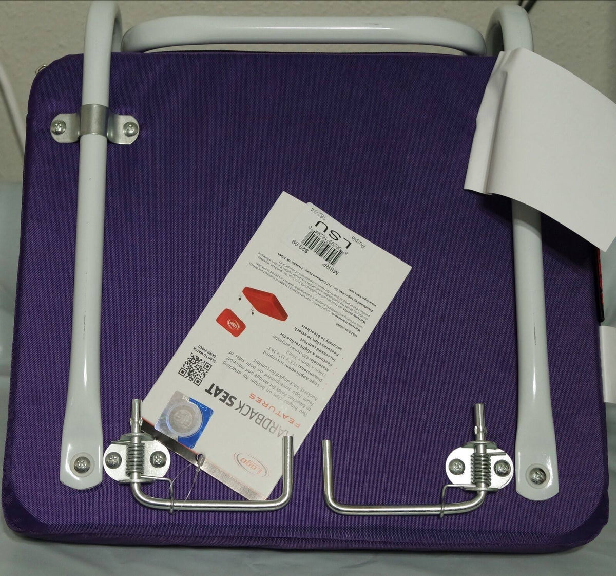 LSU Tigers Hardback Stadium Seat