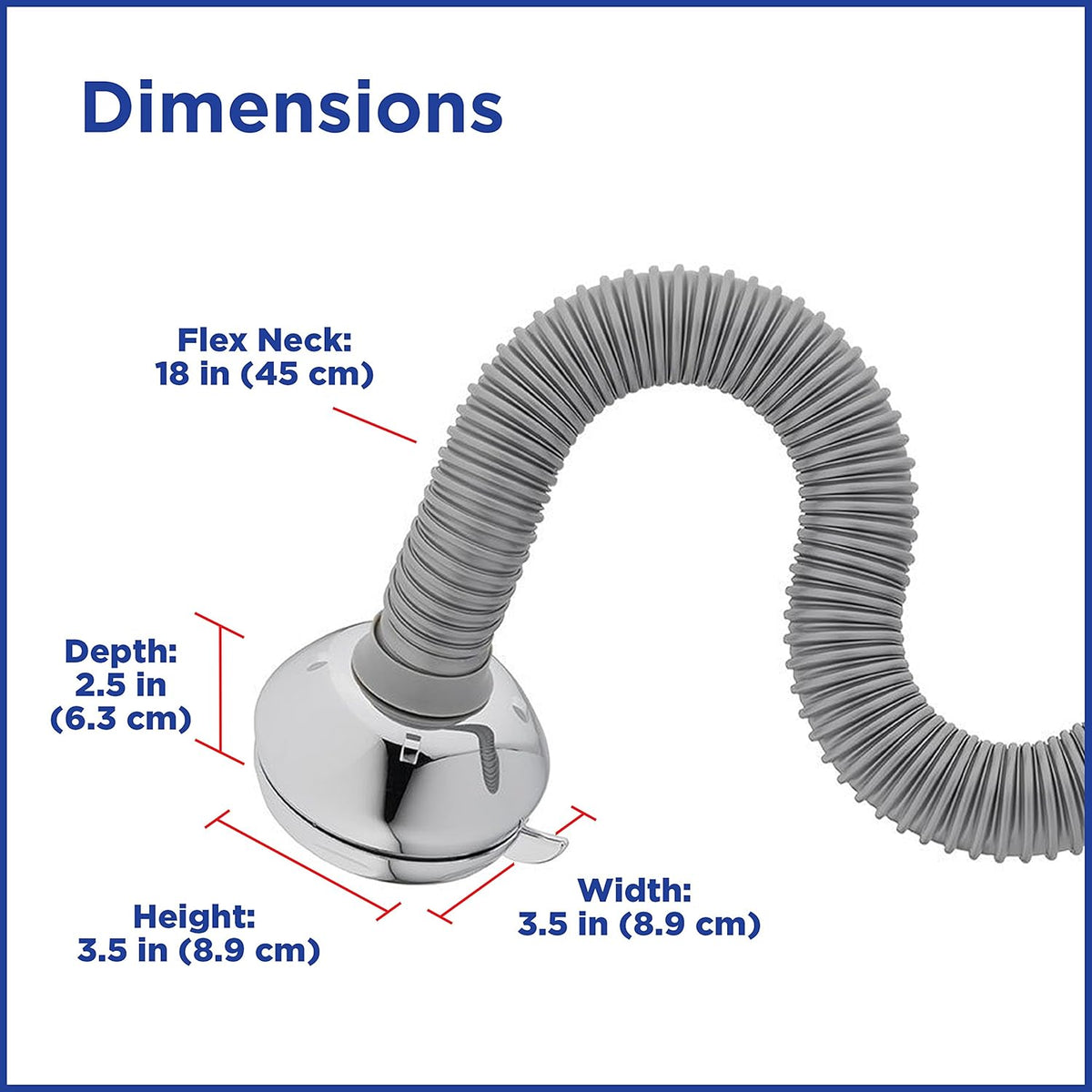 Waterpik Flexible Neck Best Adjustable Shower Head for All Heights 6 Mode, 1.8 GPM, Chrome NSL-603E Pack of 2