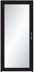 Larson Signature Classic 36-in x 81-in Black Full-view Aluminum Storm Door | 14904052
