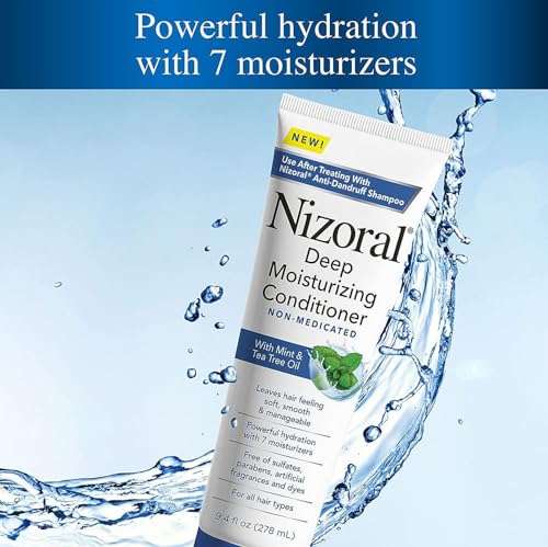 Nizoral Anti-Dandruff Shampoo, 7 Oz + Deep Moisturizing Conditioner, 9.4 Oz Bundle