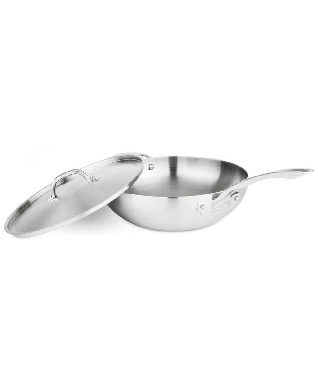 Viking Professional 5-Ply 3-Quart Stainless Steel Saucier