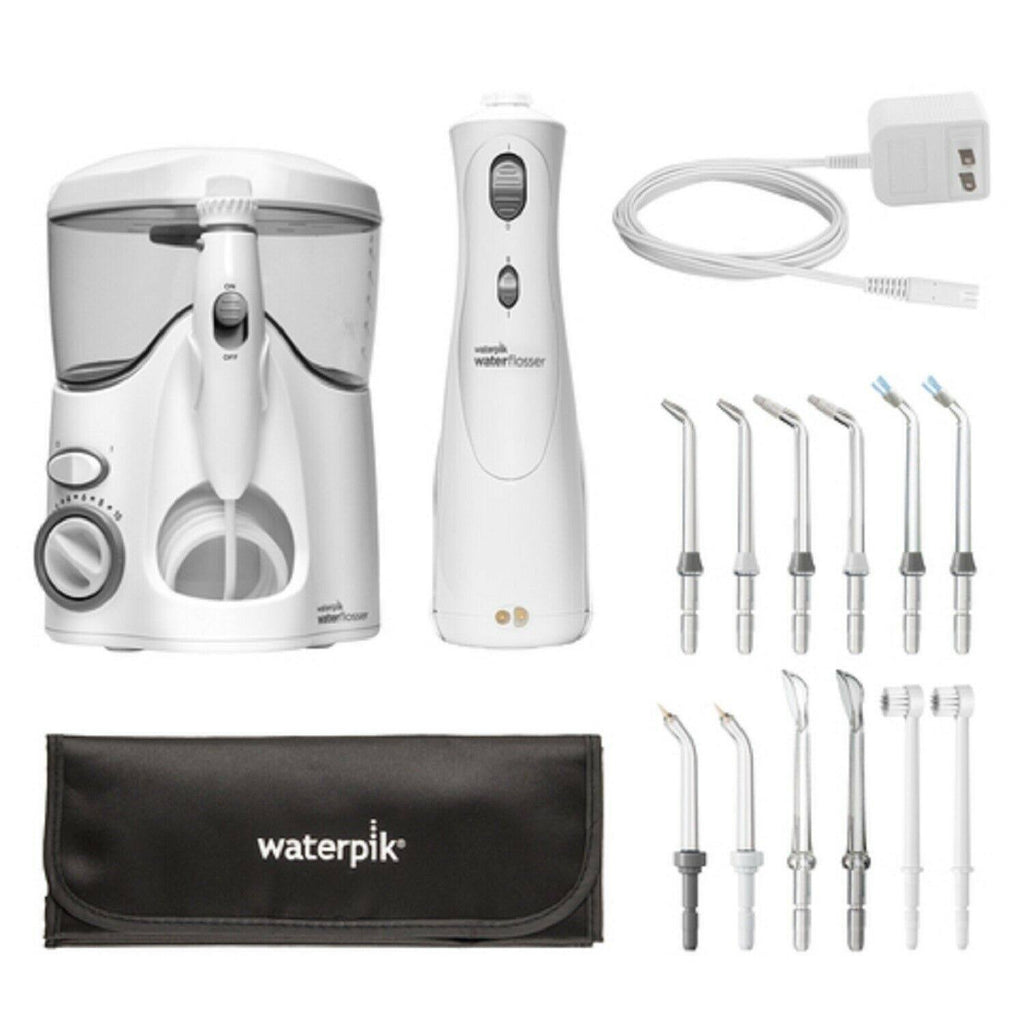 Waterpik Ultra and Cordless Plus Water Flosser Combo (WP-120) and (WP-470)