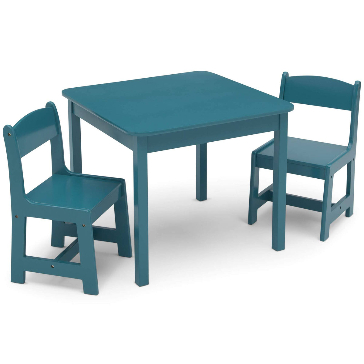 Delta Children MySize Kids Wood Table and Chair Set - Teal
